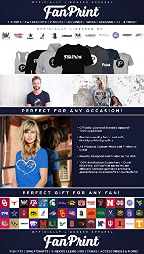 FanPrint UCF Knights T -shirt - Esta garota ama seu time - Pattern Heart