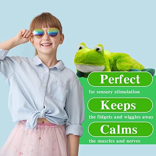 Galagee Sensory Frog ombro e pescoço - Perfeito para casa, escolas, viagens, jardins de infância