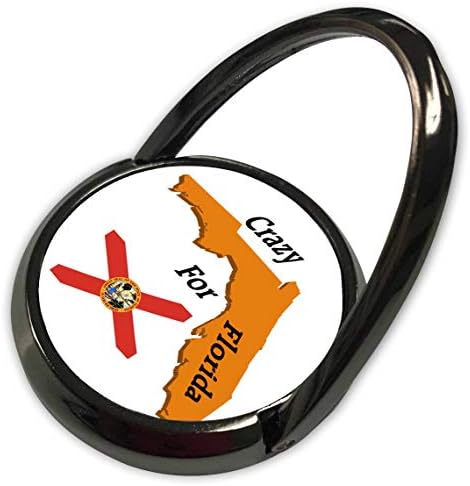 Arte da lente 3drose de Florene - Crazy for Your State - Imagem de palavras loucas para a Flórida