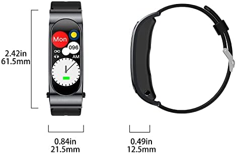 Riqingy com medição Smart Bracelet 2 em 1 relógio inteligente Tw S fone de ouvido sem fio Bluetooth 0,96
