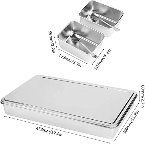 Caixa de tempero, 8 grades de alumínio