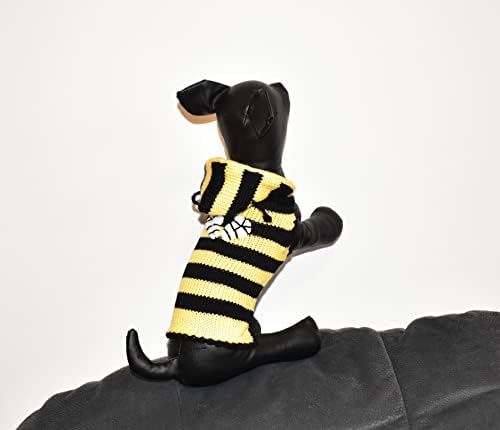 Abelha x traje de suéter grande de cachorro Pitbull Dog Roupos, Poodle Clothing Golden Retriever Labrador