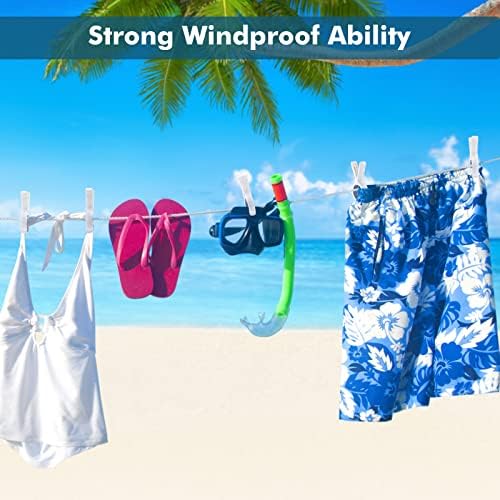 Clipes de toalhas de praia de Honyion, clipes de cadeira de praia à prova de vento de 5 embalagem,