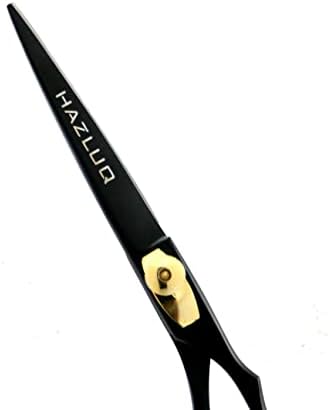 Tesoura de cabeleireiro hazluq- tesoura de cabelo de salão de salão de 5 Scissors profissionais- tesoura