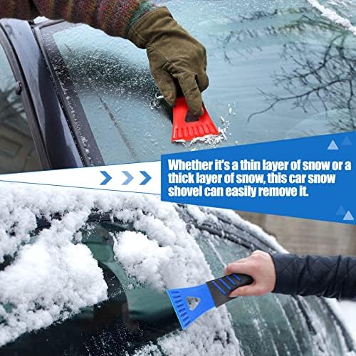 Rasper de gelo Plástico Acessórios para carros de inverno para mulheres e homens Remoção de geada Acessórios