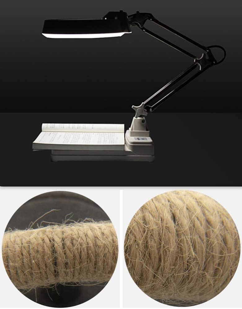 Linente, 3x/5x/8x/10x LED 127 mm de lupa, lupa livre de mãos com lâmpada de lâmpada LED altura de mesa ajustável