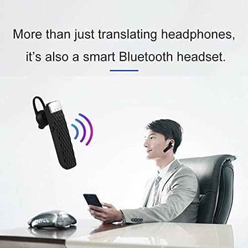 CZDYUF T2 Smart Voice Translator Headset 33 Idiomas InstantLe tradu Bluetooth5.0 Encontro de ouvido Tradução em