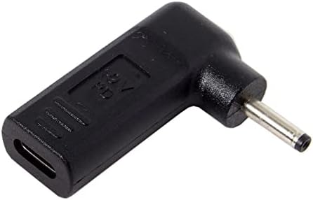 XIWAI USB 3.1 Tipo C USB-C para DC 20V 3.0x1.1mm Adaptador emulador PD Trigger de 90 graus Angulado