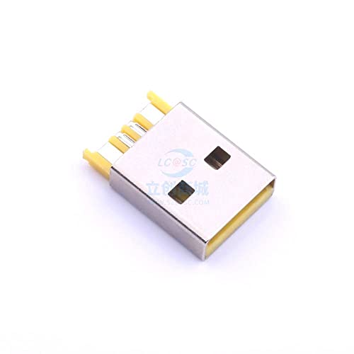10 PCs AM Alta corrente integrada de corrente PBT Amarelo/5A USB Connector-Tipo-A 917-111A108dam0400