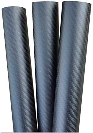 ZeroBegin 3K Haste de tubo de fibra de carbono, tecido de sarja, superfície fosca, para equipamentos de