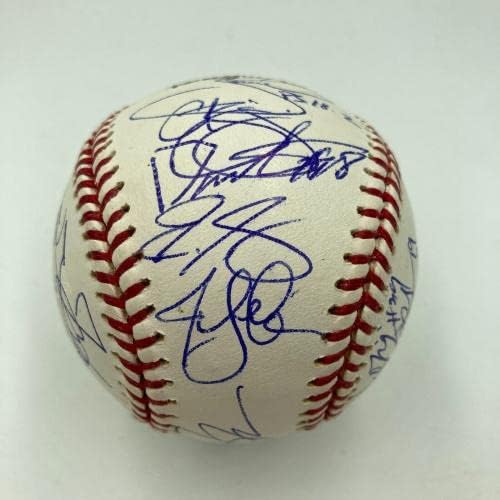 2007 Boston Red Sox World Series Champs Team assinou W.S. Baseball JSA COA - Bolalls autografados