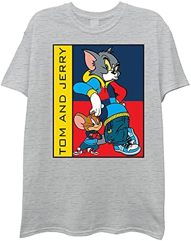 Tom-shirt de moda Tom e Jerry Streetwear de Tom e Jerry Men