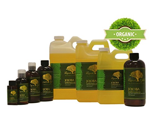 1 galão premium de petróleo de jojoba premium puro orgânico prensado a frio hidratante de saúde