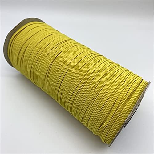 Selcraft 3mm 7mm 10mm 5yards/lote amarelo de alta costura elástica Banda elástica compatível com faixa de borracha