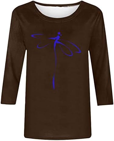 Dragonfly Dance Abstract Art ARVELADO Tops Fit