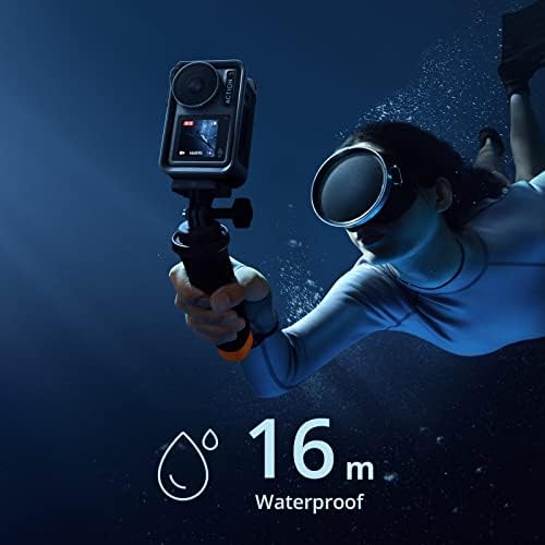DJI OSMO Ação 3 combinação padrão, câmera de ação à prova d'água com 4K HDR e FOV super amplo, profundidade