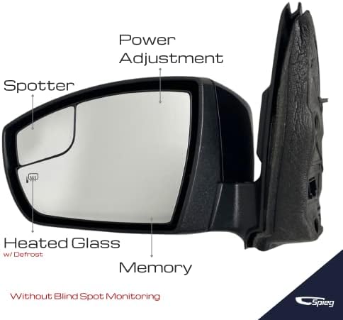 Spieg Driver lateral Substituição do espelho para Ford Escape Sel Titanium 2013- Power Power