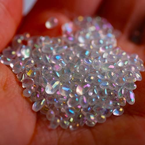 50g minúsculo paralelepípede strass de unhas de tamanho misto de tamanho redondo de cristal de cristal