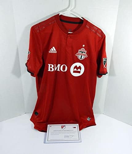 2019 Toronto FC Chris Mavinga 23 Game usado Jersey Red Lersey L DP38562 - camisas de futebol autografadas
