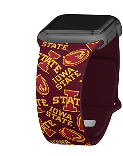 Affinity Bands Iowa State Cyclones HD Watch Band compatível com Apple Watch