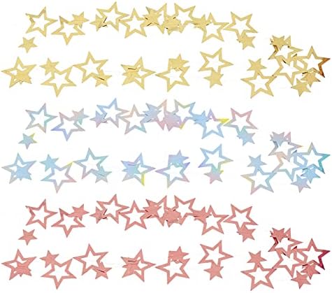 Decoração curta de natividade 3pcs hollow star guirlanda papel estrela banners festa pendurar decoração de