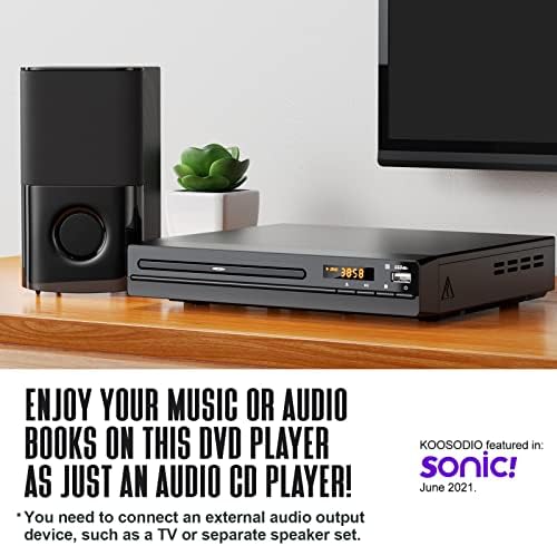 DVD Players para TV com HDMI, DVD player simples para idosos, CD player para sistema estéreo em casa