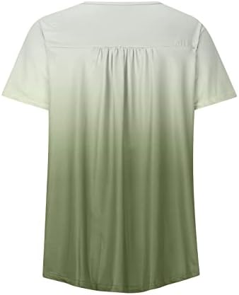 Camisetas clássicas de manga curta Tops de pescoço solto Casual Tops Tops Tops de verão para mulheres