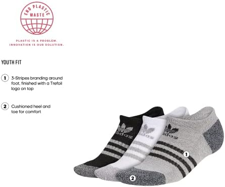 Adidas Originals Kids-Boy's/Girl's Roller No Show Socks