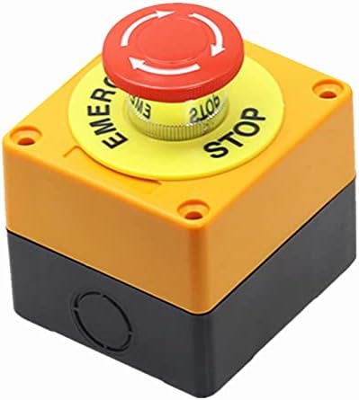 Interruptor de botão de push de sinalização vermelha de 1pcs 1pcs