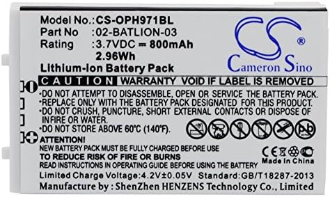 Bateria de substituição de Tengsintay 3.7V 800mAH / 2.96WH para Opticon OPL-7724, OPL-7734, OPL-9700,