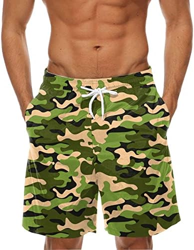 Shorts masculinos BMISEGM Casual Mens primavera Summer shorts casuais calças de praia estampadas com apenas nadar