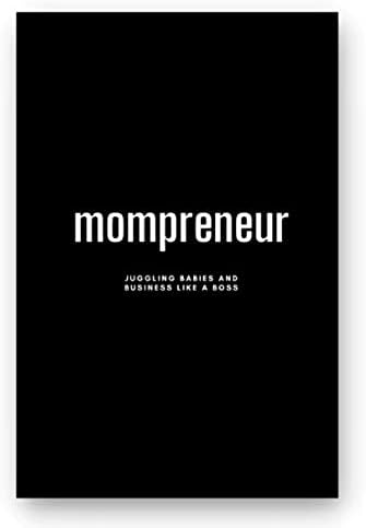 Notebook Mompreneur - Melhor caderno forrado para diário diário, ajude você a alcançar seus objetivos,