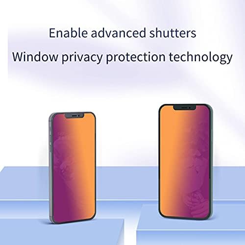 Jieyingkj para iPhone 13 Pro Max Privacy Screen Protector -filme flexível, deslumbrante vermelho