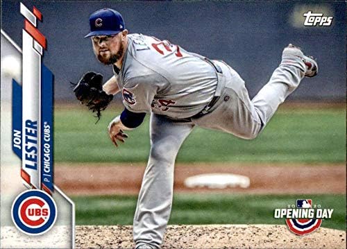 2020 Topps Opening Day Baseball 53 Jon Lester Chicago Cubs MLB Official Trading Card