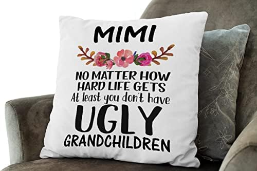 Huester Mimi, pelo menos você não tem netos feios, capa de travesseiro, travesseiro decorativo de