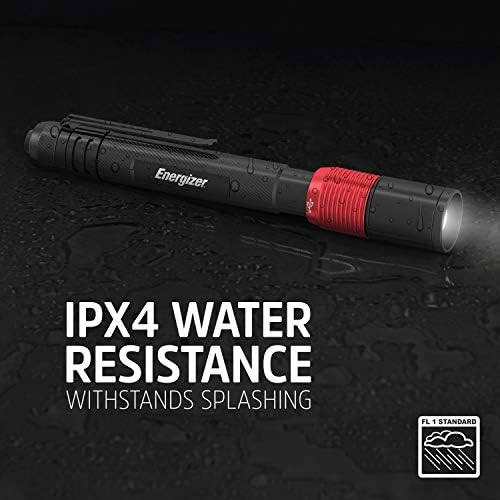 Energizer X400 Luz recarregável de caneta, Mini lanterna LED resistente à água, luz de trabalho