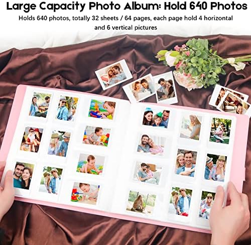 640 bolsos álbum de fotos para fujifilm Instax 11 12 9 40 Câmera mini, câmera Polaroid, álbum de