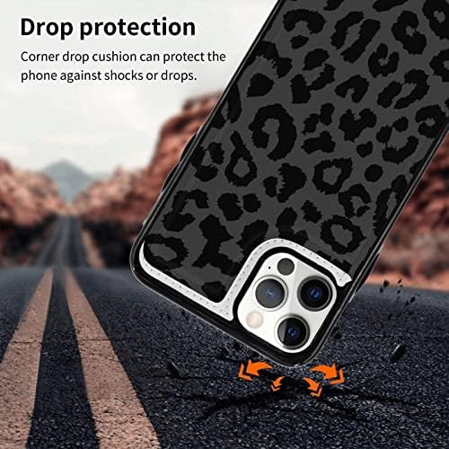 Mickindom Flip Leather Cartet Caso para iPhone 12 Pro Max - Caso de telefone do suporte para