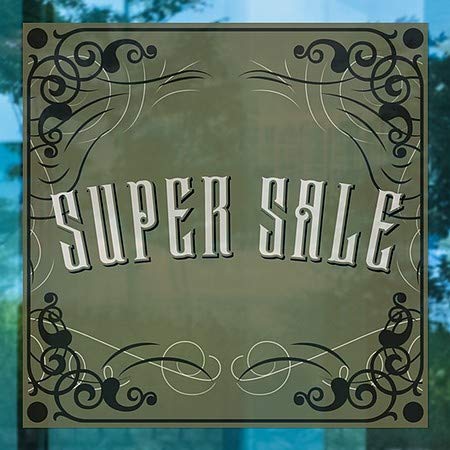 CGSignLab | Janela Super Sale -Victorian Gothic Agarre -se | 16 x16