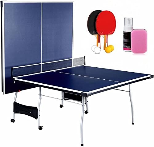Cirocco dobrável 4 peças Tennis Ping Pong Play | Torneio oficial tamanho 9 'x 5' | com postagens líquidas