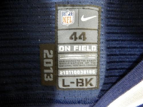 2013 Dallas Cowboys Andrew Gachkar 52 Jogo emitido Navy Jersey 44 DP16998 - Jerseys usados ​​no jogo NFL