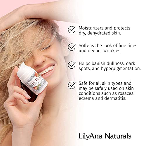 Lilyana Naturals Vitamina C Creme para os olhos 1 oz e pacote de creme de rosto de 1,7 oz - benefícios