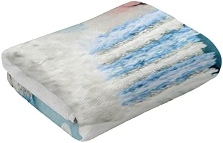 Feliz Boneco de Neve Towel Microfiber toalha Toalha de hóspedes Decorações de banheiros da casa de dedos da ponta