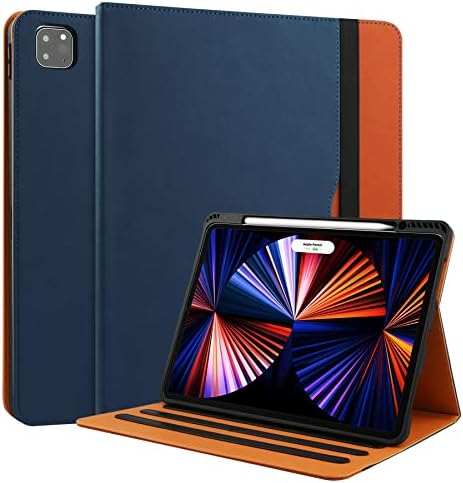 iPad Pro 12.9 Caso 6/5/4º/3ª geração Caso 2022/2021/2020/2018 W/Lápis, a cobertura de fólio com