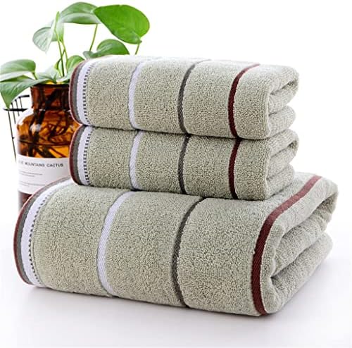 MJWDP algodão de três segmentos Toalha listrada de toalhas