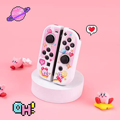 Case Kirby enfily Compatível com Nintendo Switch, capa de caixa ancorável, estojo de alcance de