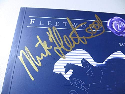 Mick Fleetwood assinou o programa de Las Vegas autografado Elvis Show JSA II59148