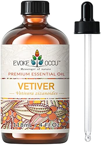 Vetiver Óleo Essential 4 oz, óleo de incenso puro Patchouli Óleo essencial 4 oz para massagem