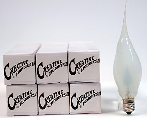 Creative Hobbies® Silicone mergulhou a lâmpada de chama, estilo country, lâmpadas de lustre de