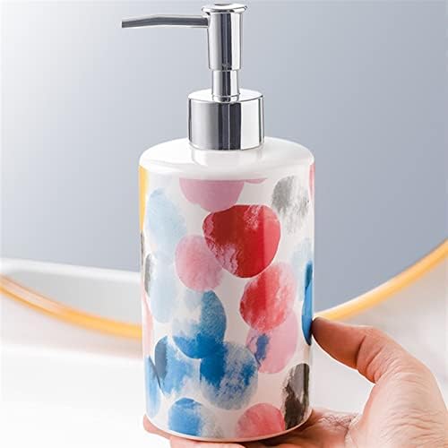 Dispensador de sabão Cerâmica Painted Painted Sabão líquido Dispensador de sabão Banheiro Dispensador